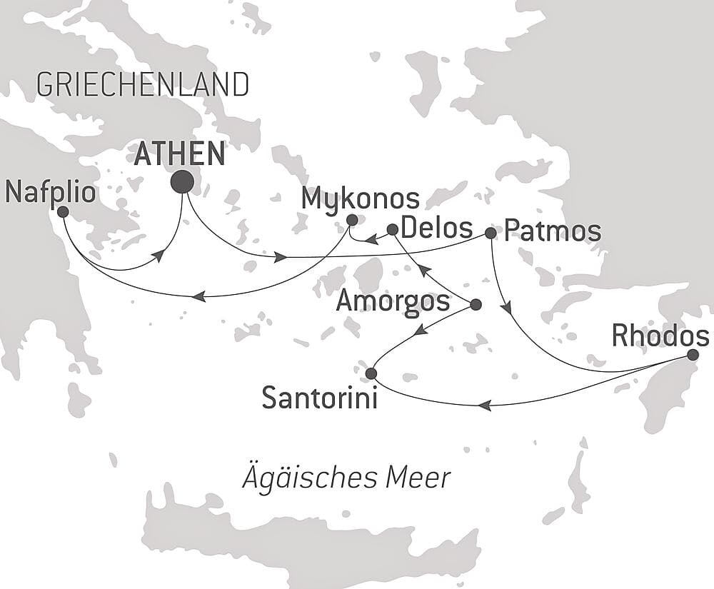 Kreuzfahrt zu den griechischen Inseln der südlichen Ägäis – mit Smithsonian Journeys null