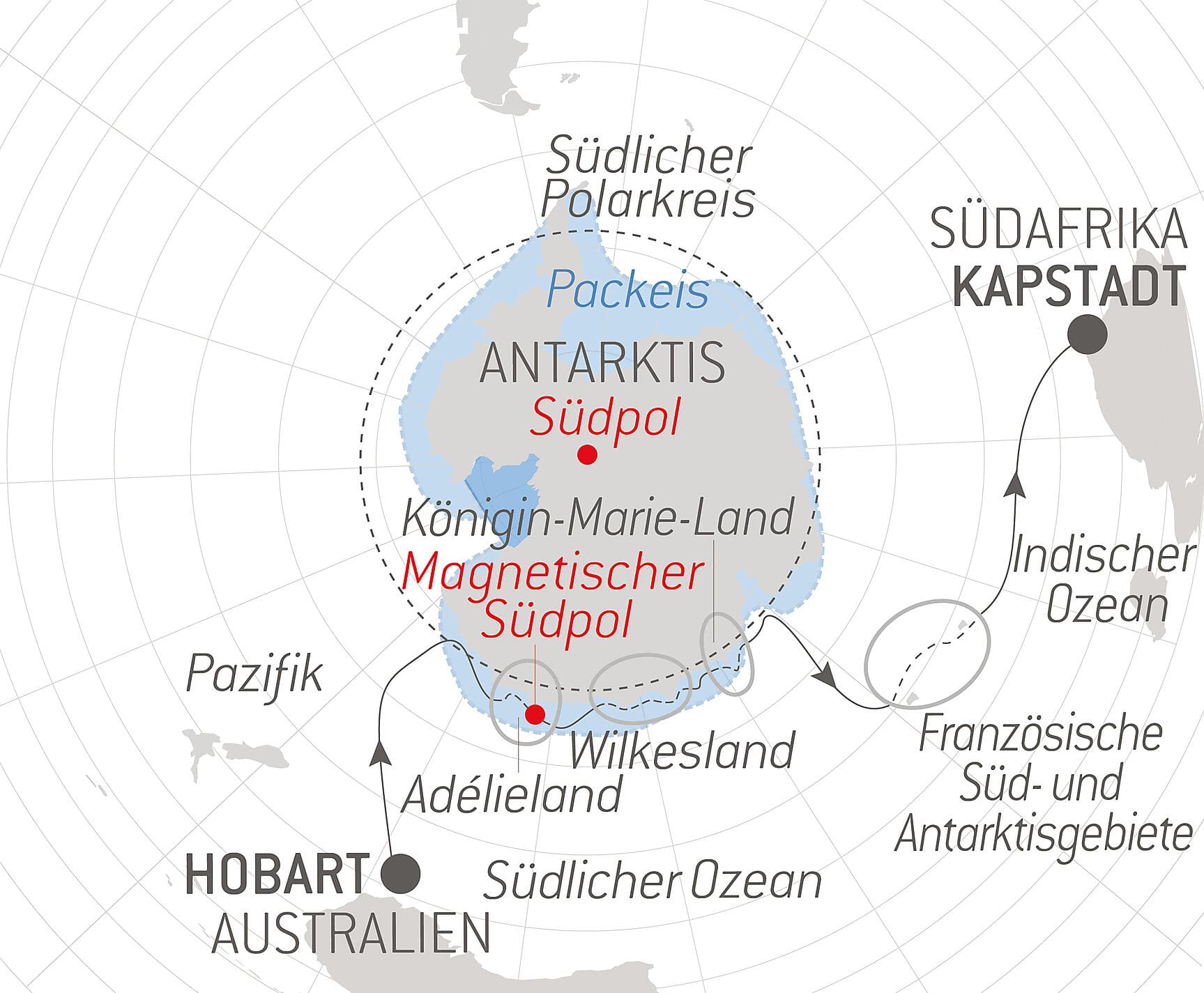 Halbumrundung Antarktis – die unerforschte Ostküste