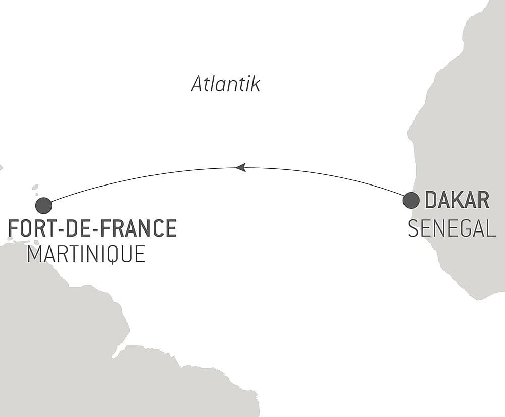Ozean-Kreuzfahrt: Dakar - Fort-de-France null