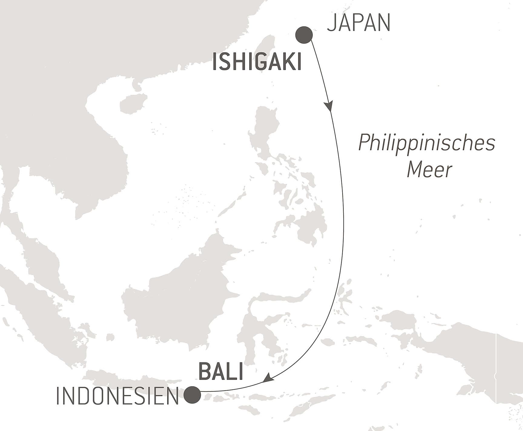 Ozean-Kreuzfahrt: Ishigaki - Bali