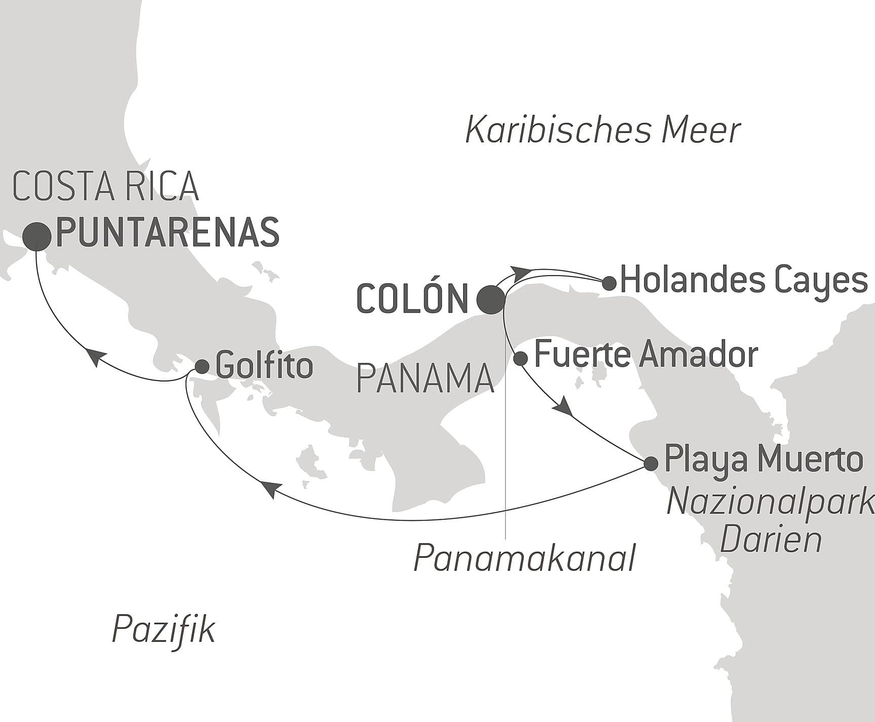 Panamakanal und die Juwelen Mittelamerikas