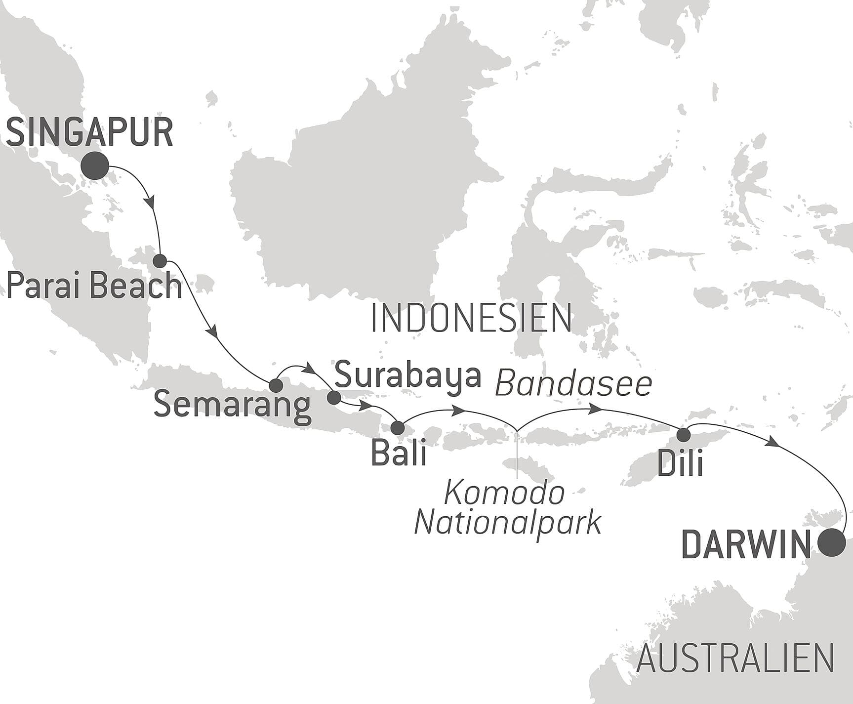 Heilige Tempel und Naturschätze in Indonesien