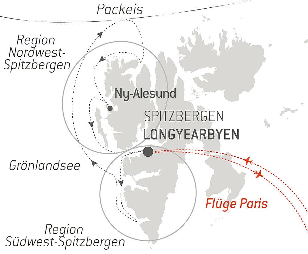 Spitzbergens Fjorde und Gletscher null
