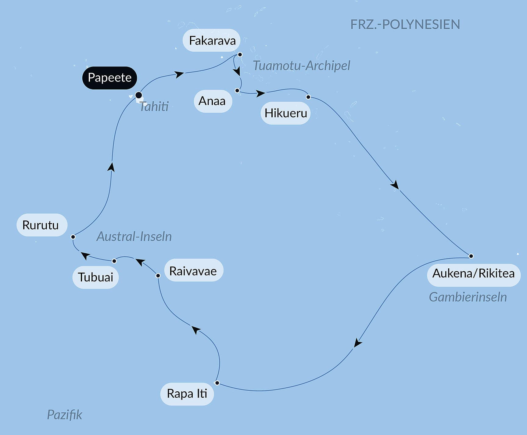 Unentdeckte Südsee: Gesellschaftsinseln und Austral-Inseln
