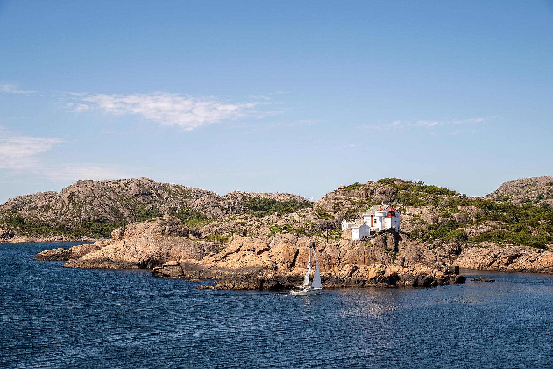 Skandinavische Städte und norwegische Fjorde