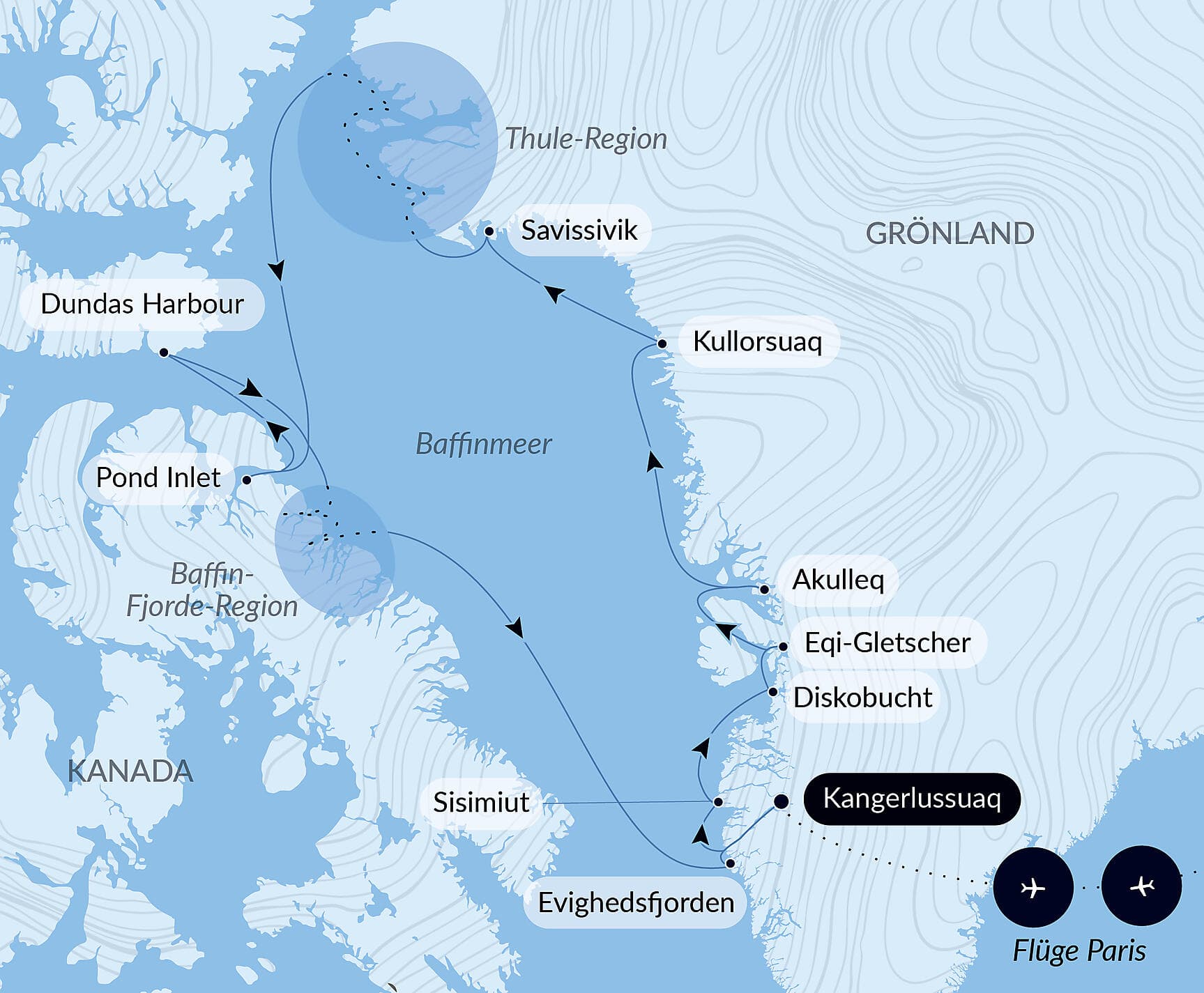 Kurs auf die ultimative Thule-Region