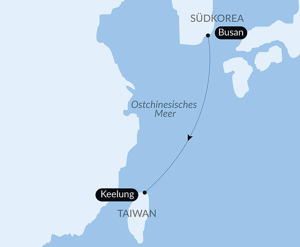 Ozean-Kreuzfahrt: Busan - Keelung null