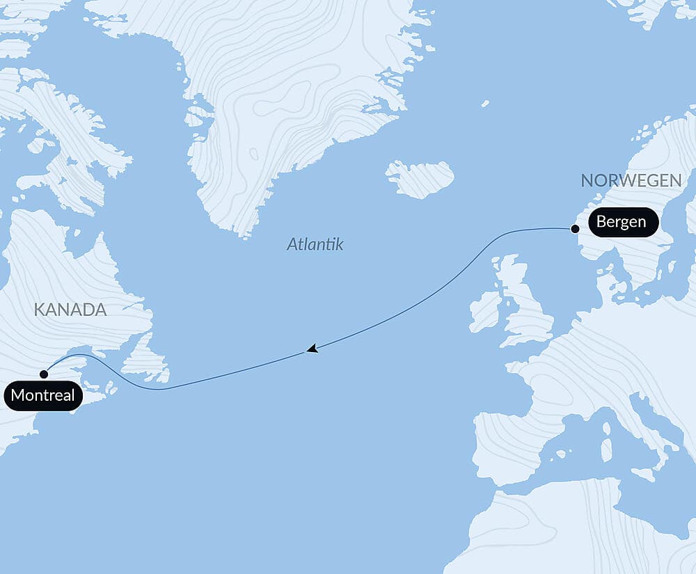 Ozean-Kreuzfahrt: Bergen-Montreal null