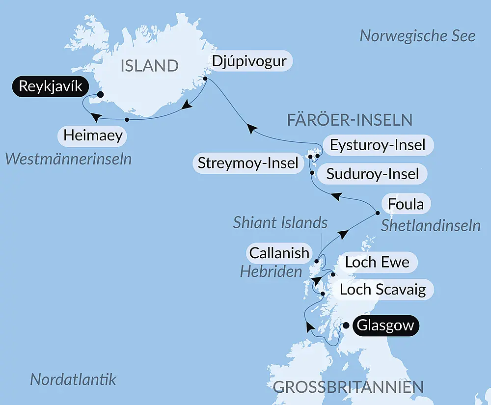 Wilde Inselgruppen des Nordatlantiks  null