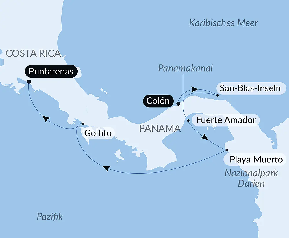 Panamakanal und die Juwelen Mittelamerikas