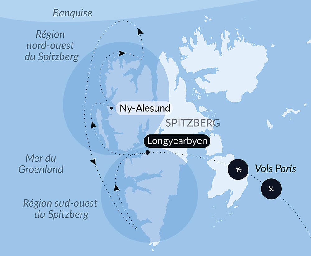 Spitzbergens Fjorde und Gletscher