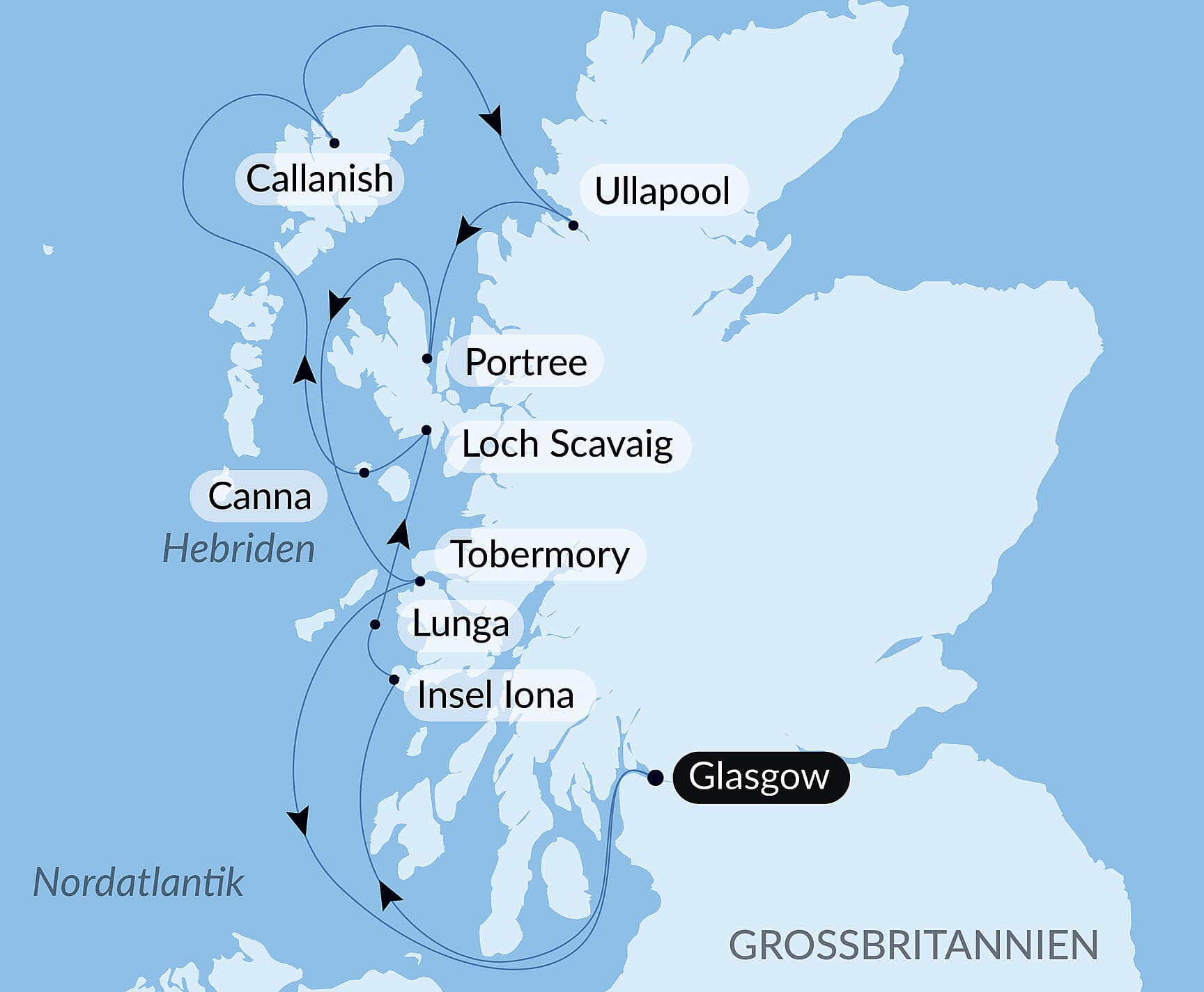 Mythische Inseln und wilde Landschaften auf den Hebriden