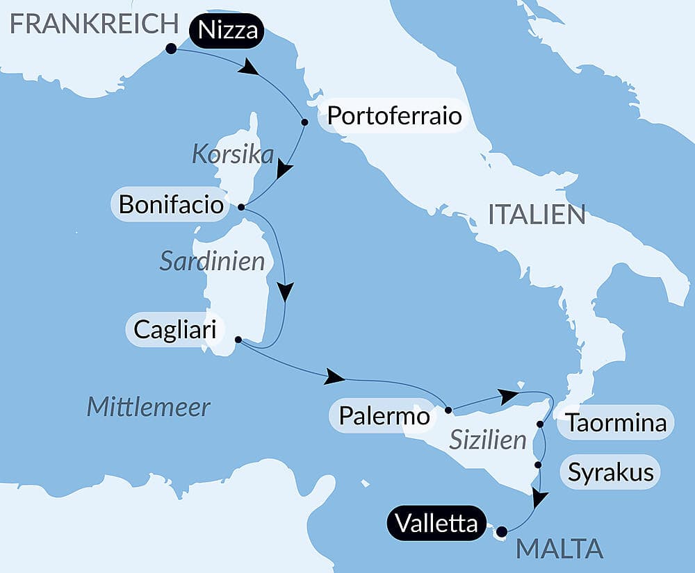 Die Inseln des Mittelmeers: Sizilien, Sardinien, Korsika und Elba – mit Smithsonian Journeys