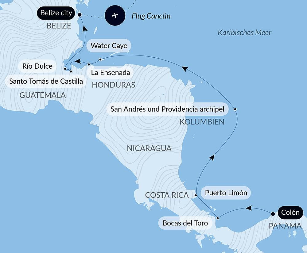 Tropisches Abenteuer in Mittelamerika