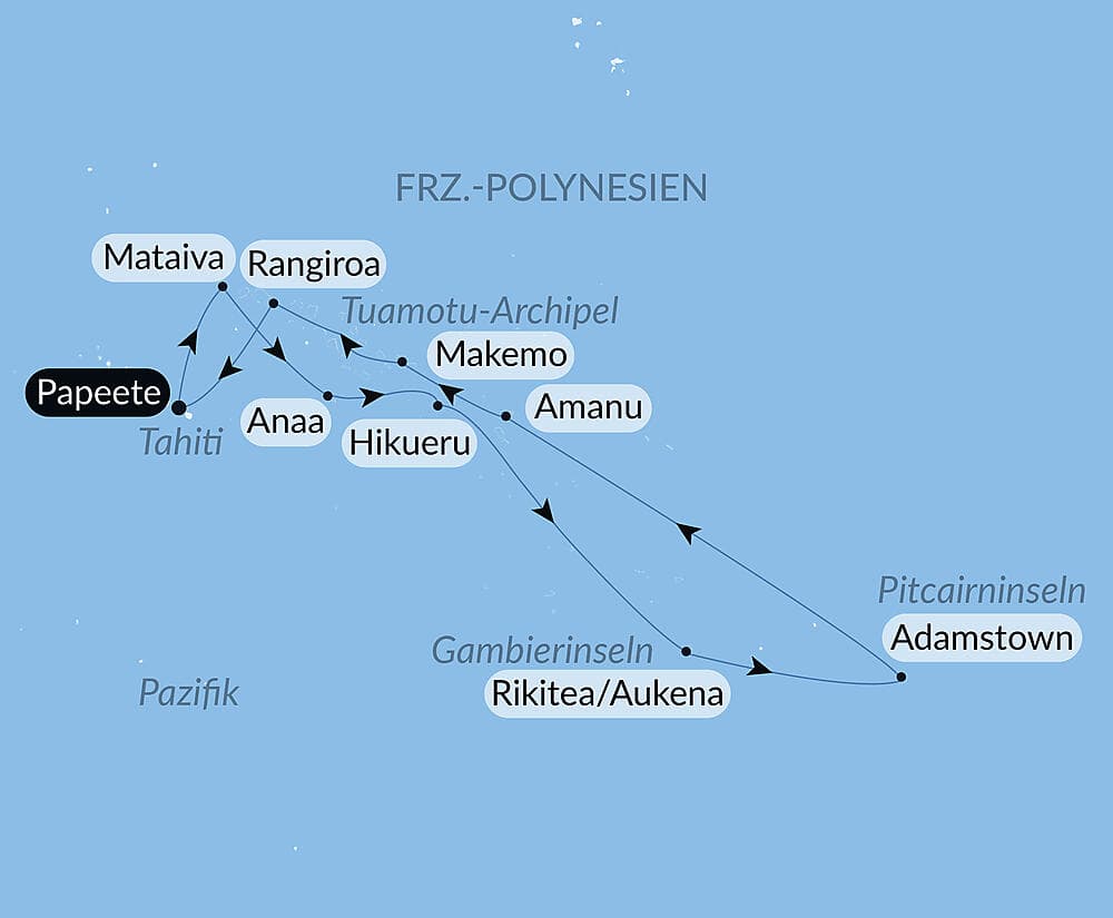 Geheimnisvoll: Französisch-Polynesien und die Insel Pitcairn