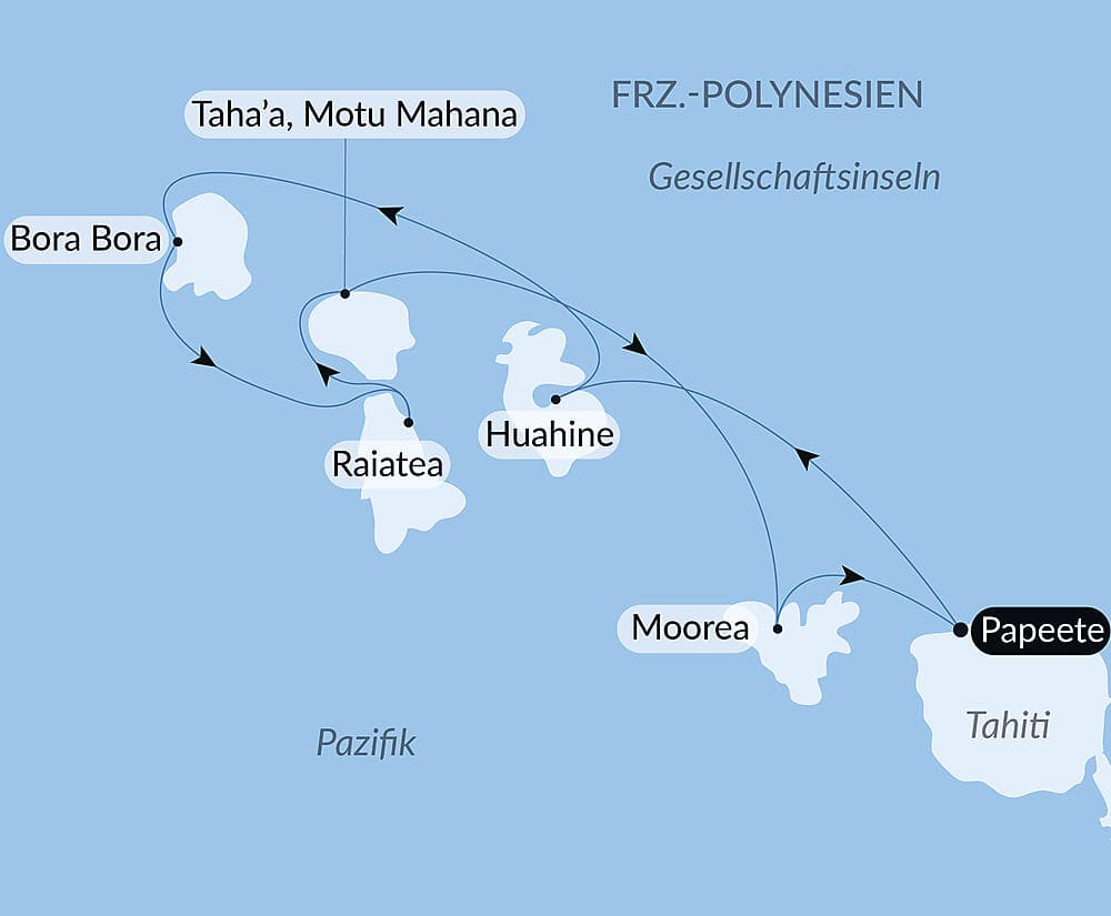 Perlen der Gesellschaftsinseln null
