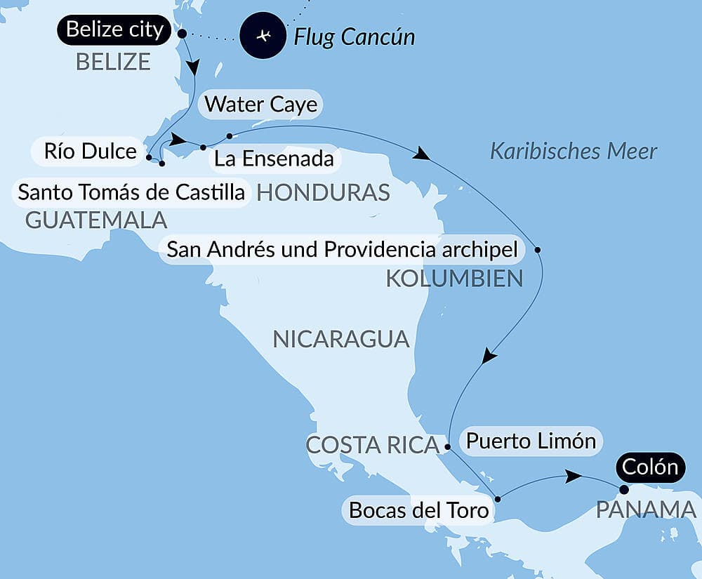 Tropisches Abenteuer in Mittelamerika