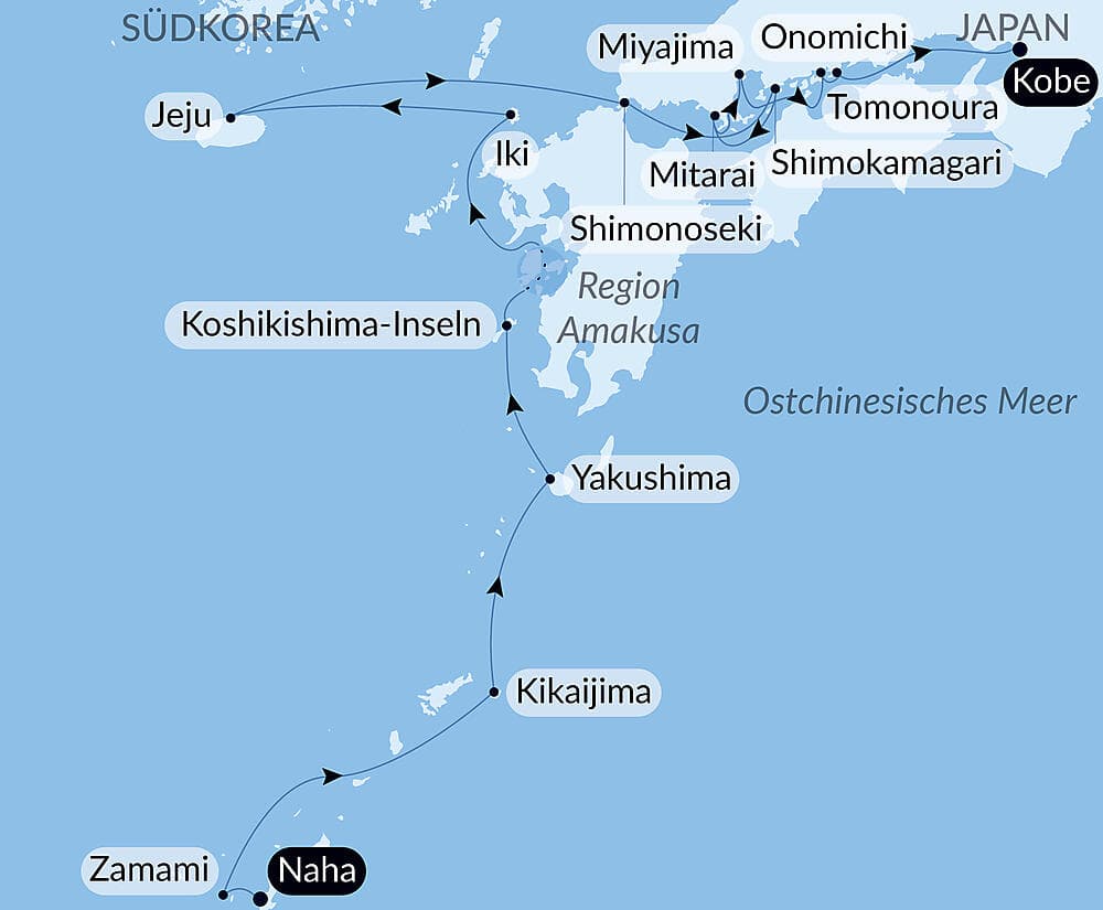 Subtropische Inseln und das ursprüngliche Japan null