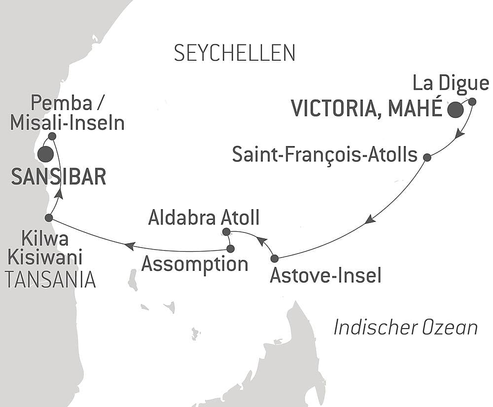 Sansibar, Aldabra und Schätze des Indischen Ozeans null