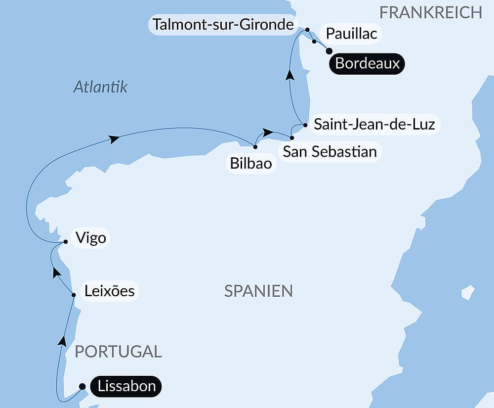 Gaumenfreuden, Weinberge und Ozean