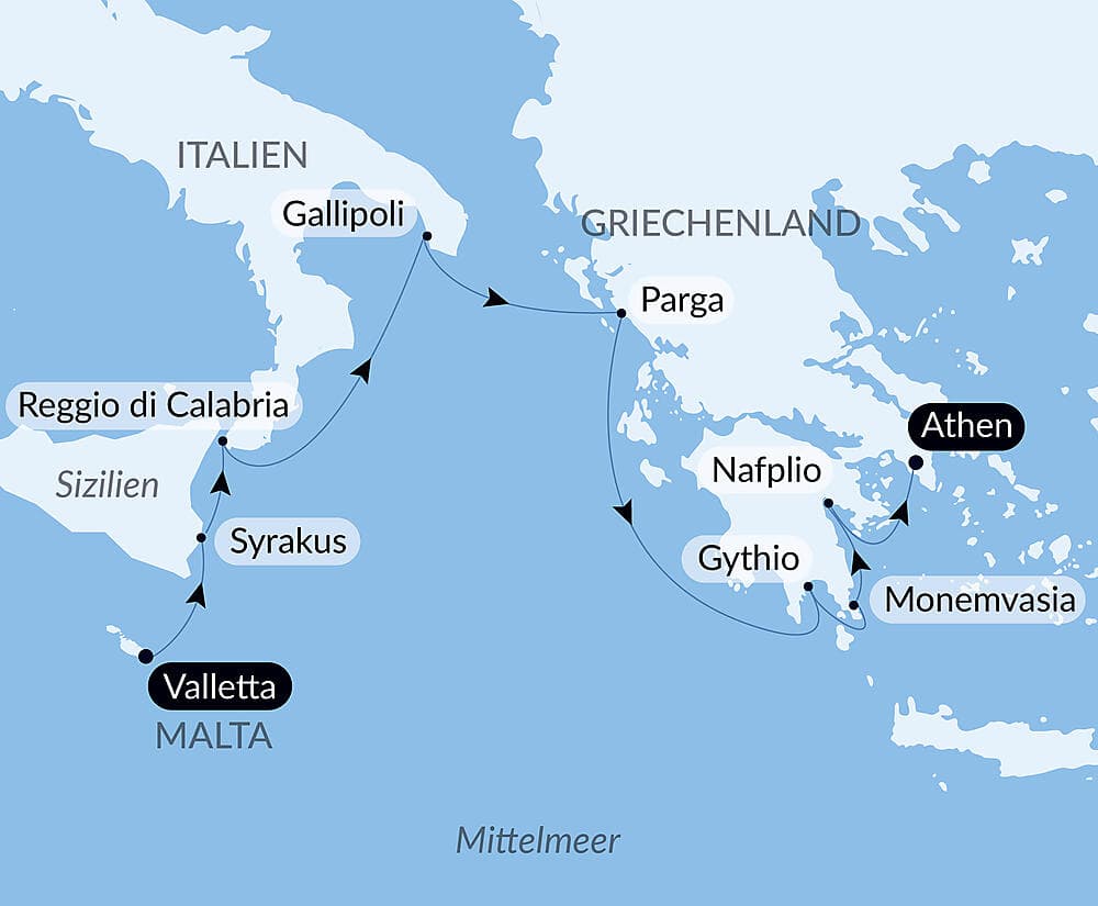 Antike Städte des Mittelmeers