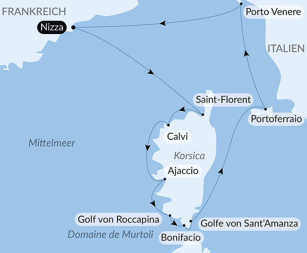 Rund um Korsika null