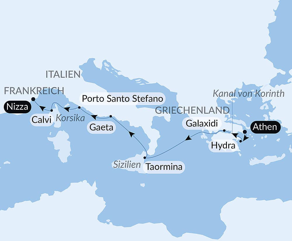 Mediterranes Flanieren null