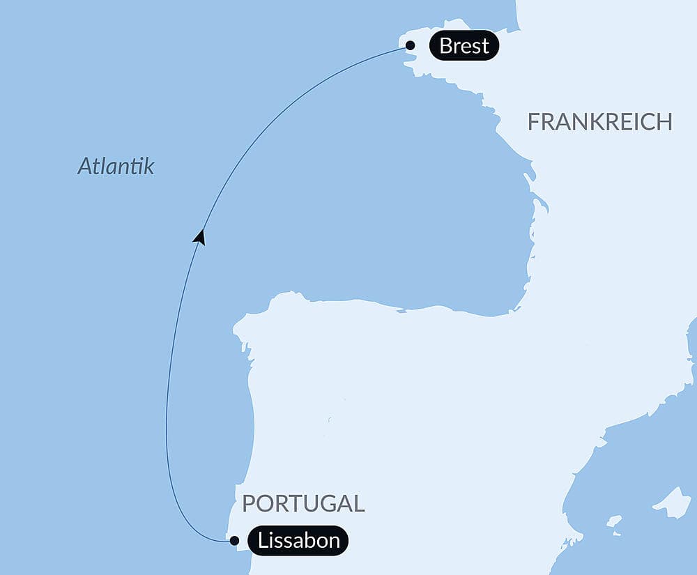 Ozean-Kreuzfahrt: Lisbonne - Brest null