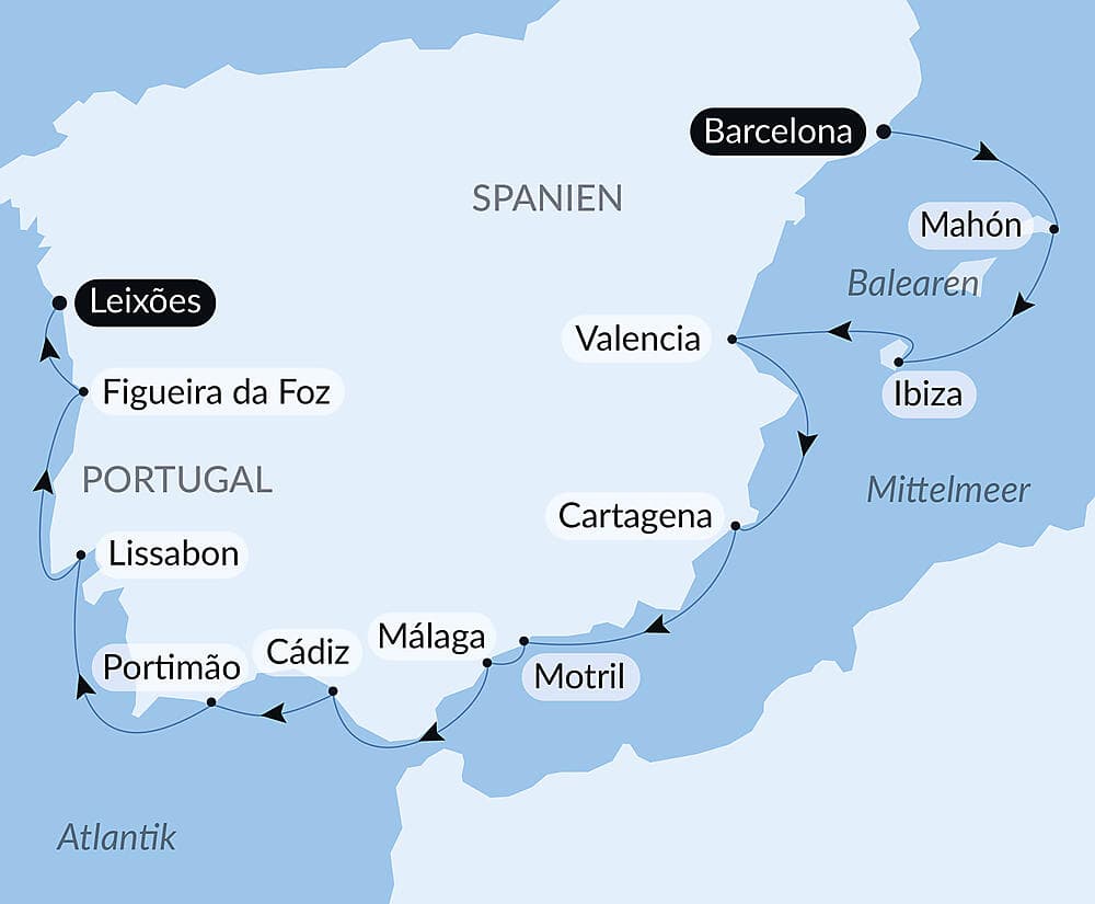 Inselschätze und iberische Küsten