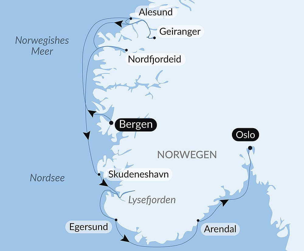 Norwegische Fjorde