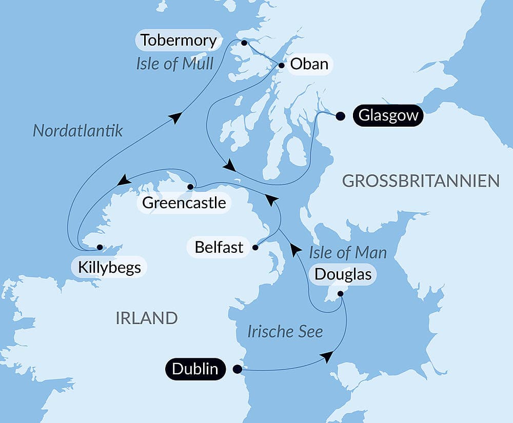 In keltischen Gefilden, von Irland nach Schottland null