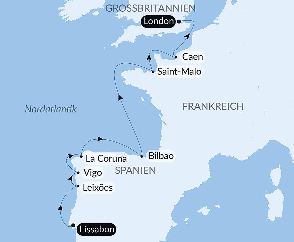 Von Lissabon nach London: Kreuzen an der Westküste Europas – mit Smithsonian Journeys null