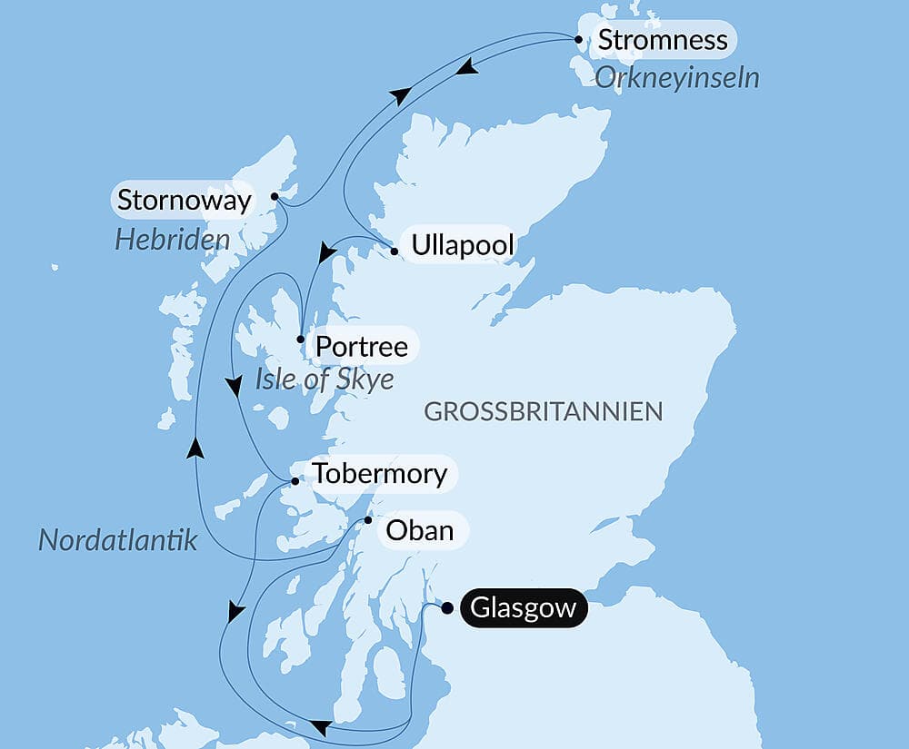 Wildes Schottland und mythische Inseln null