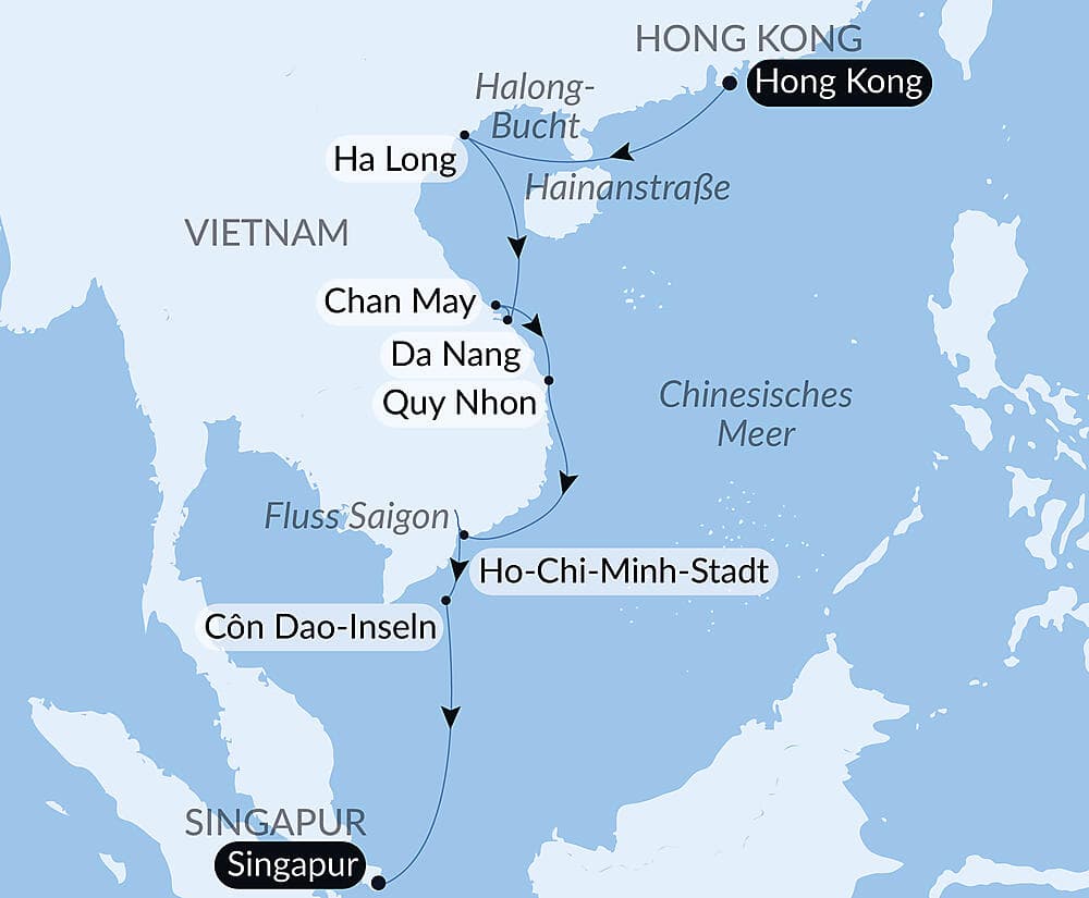 Vietnamesische Küste null