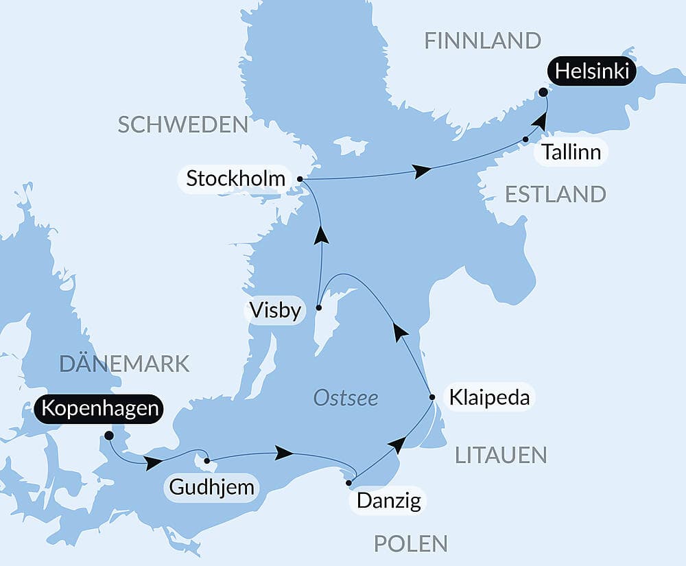 Kreuzfahrt zu den historischen Städten der Ostsee – mit Smithsonian Journeys
