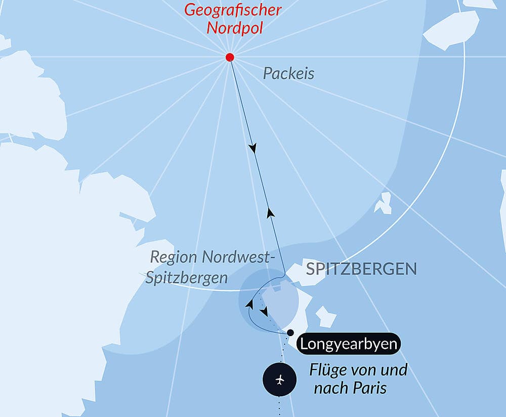 Der geografische Nordpol