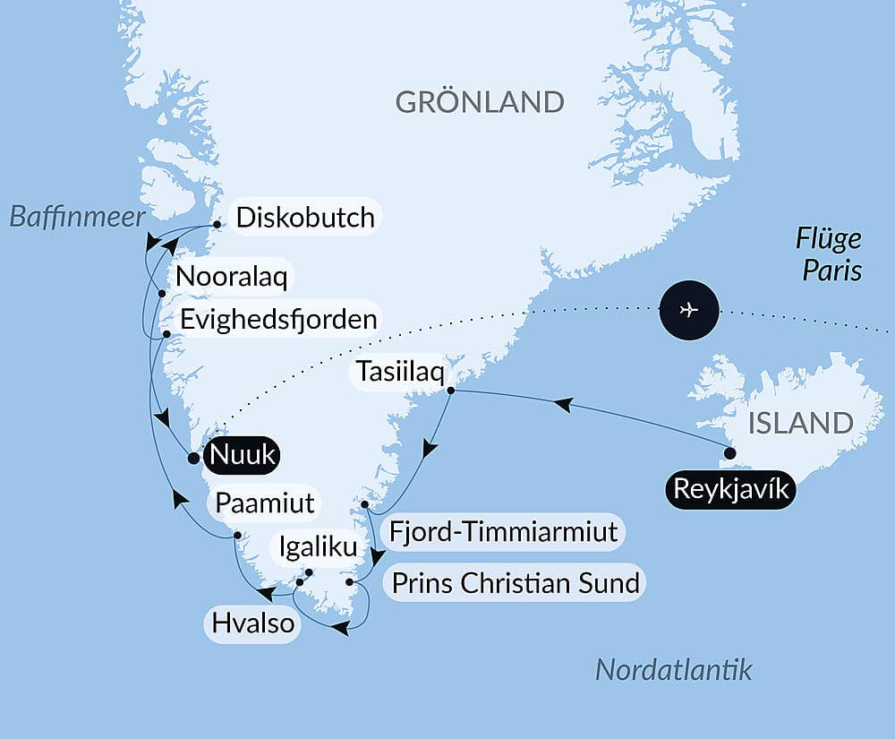 Expedition zum Rand des Eisschilds null