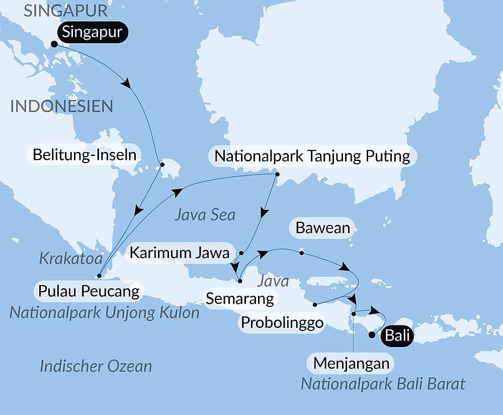 Von Tempeln und Vulkanen, Indonesien pur