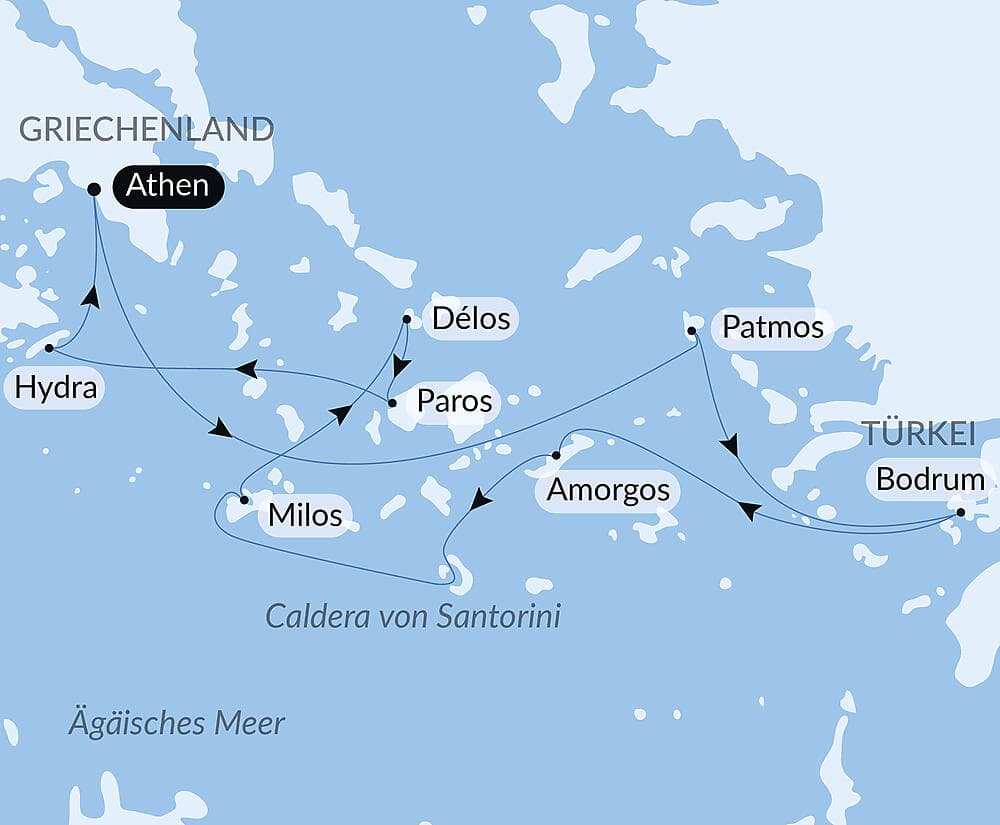 Im Herzen der griechischen Inseln