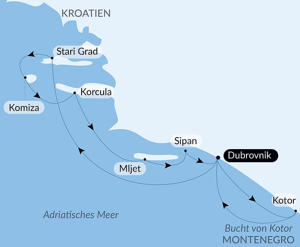  Kroatien unter den Segeln der Le Ponant null