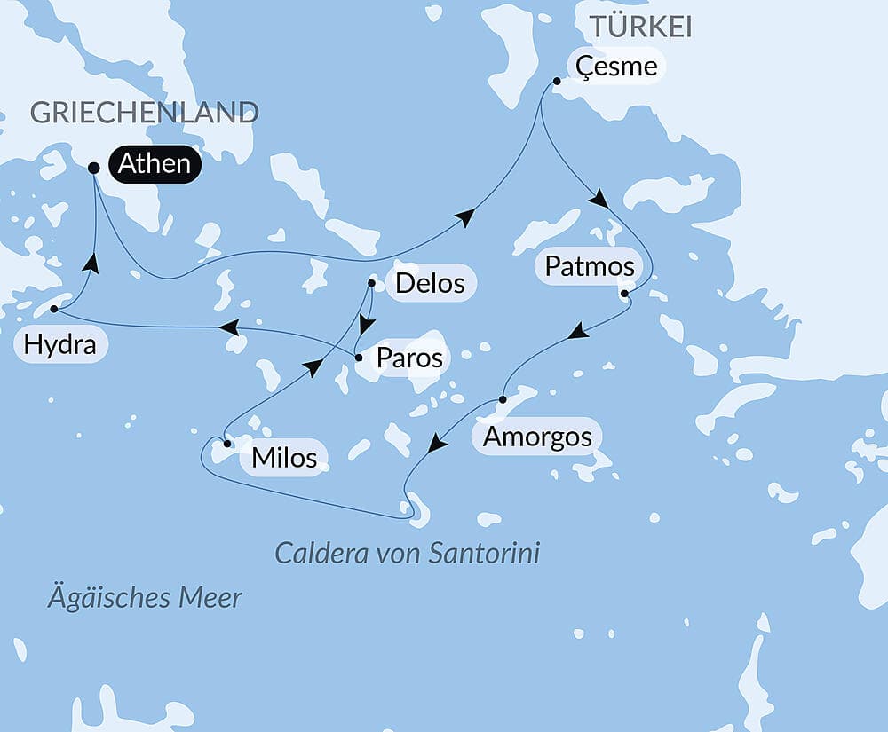 Im Herzen der griechischen Inseln