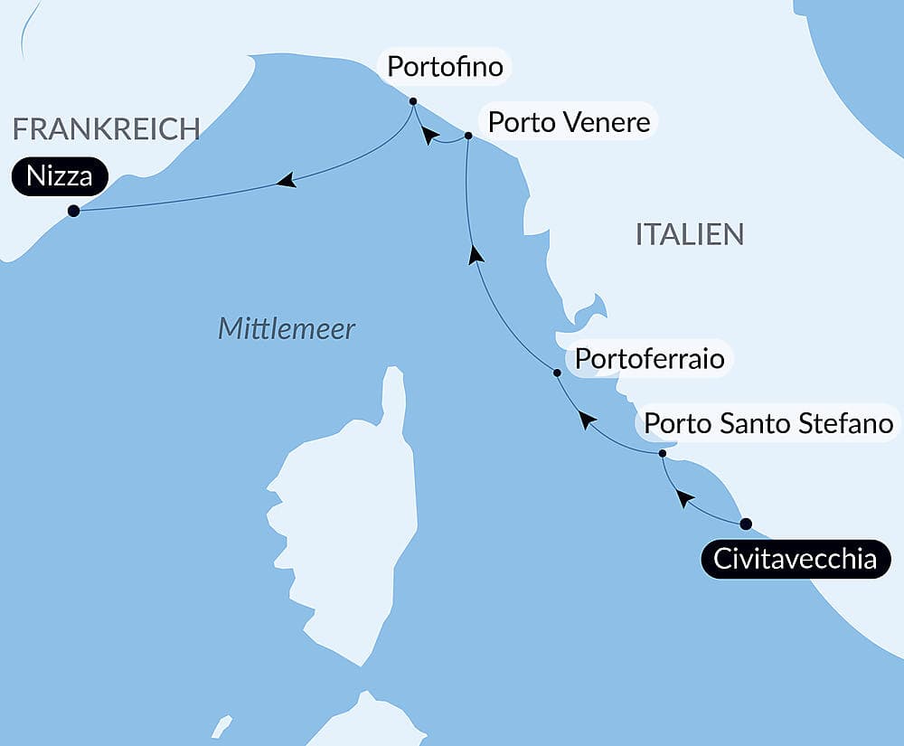Toskana, Ligurien und Côte d’Azur null