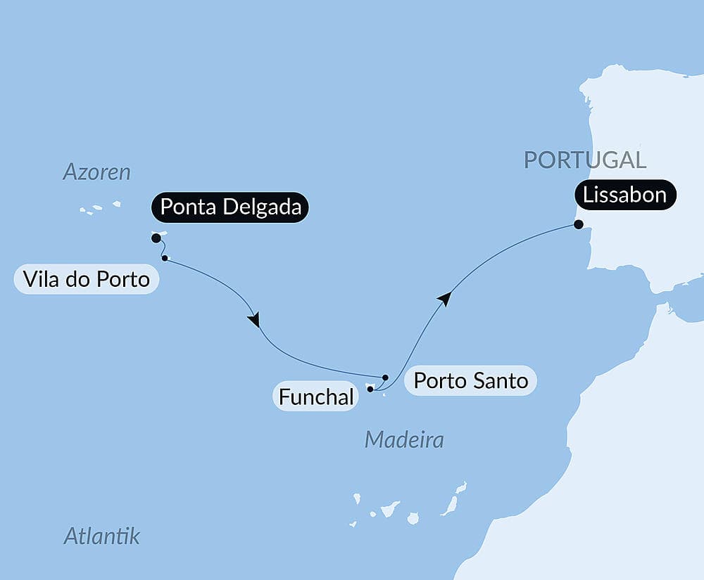 Madeira und die Azoren null