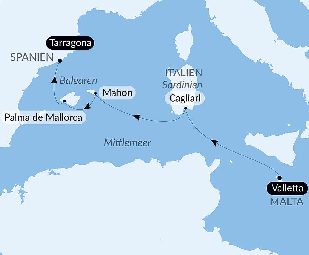 Sardinien und die Balearen