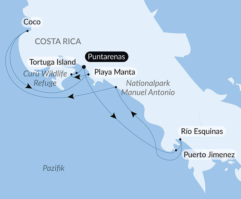 Costa Rica by Sea: Wildlife and Rainforests of the Pacific Coast – with Smithsonian Journeys