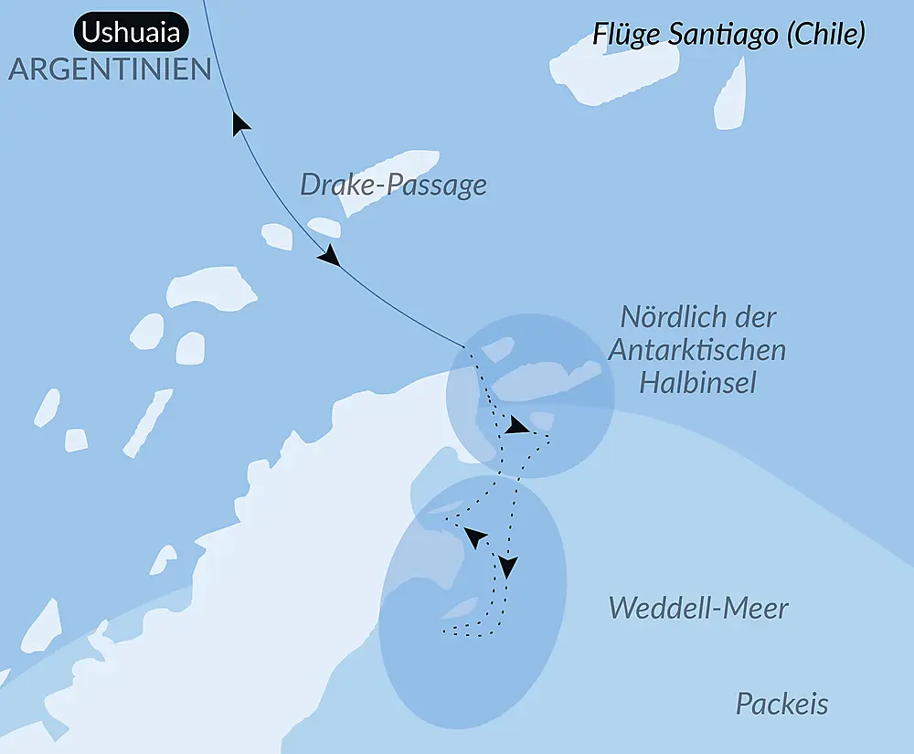 Expedition ins eisige Weddell-Meer