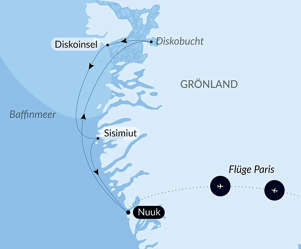 Frühling in der Arktis, zwischen Eis und Inuit-Kultur