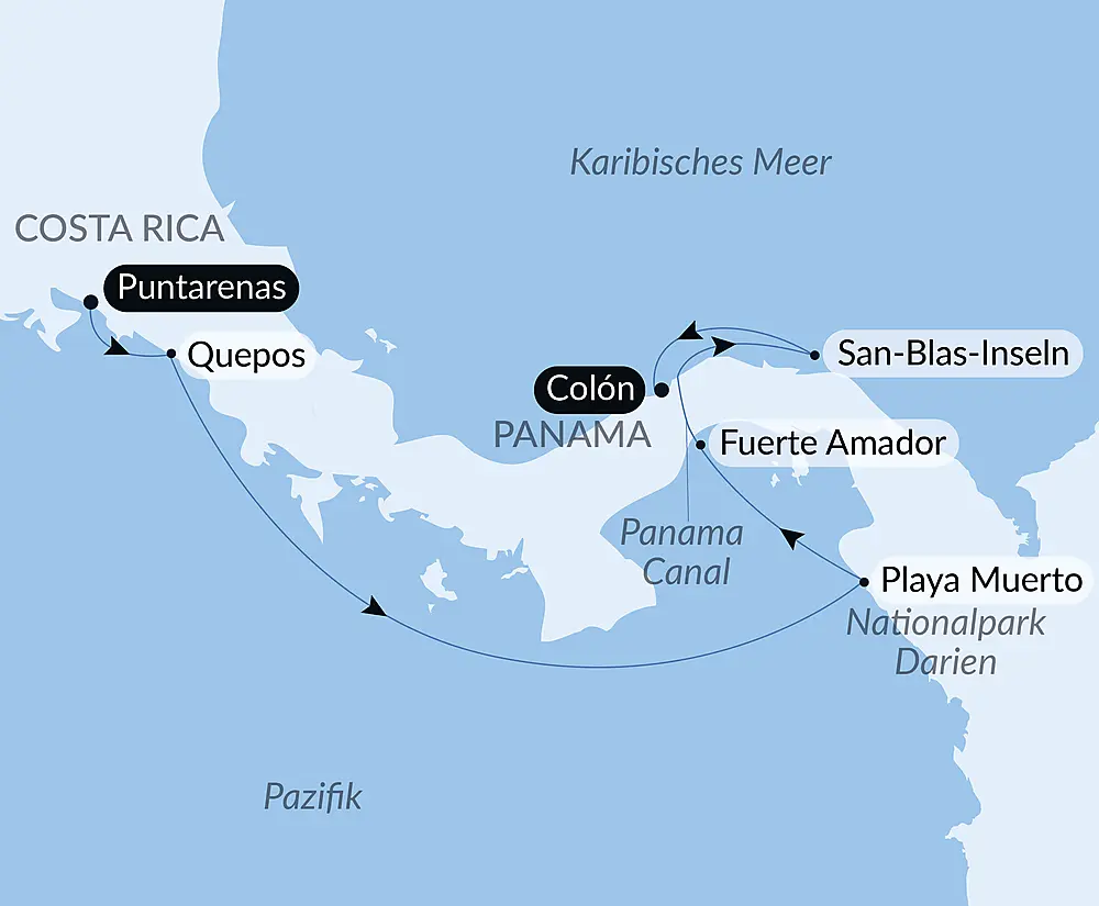 Panama und Costa Rica über das Meer: Die Naturwunder Mittelamerikas – mit Smithsonian Journeys