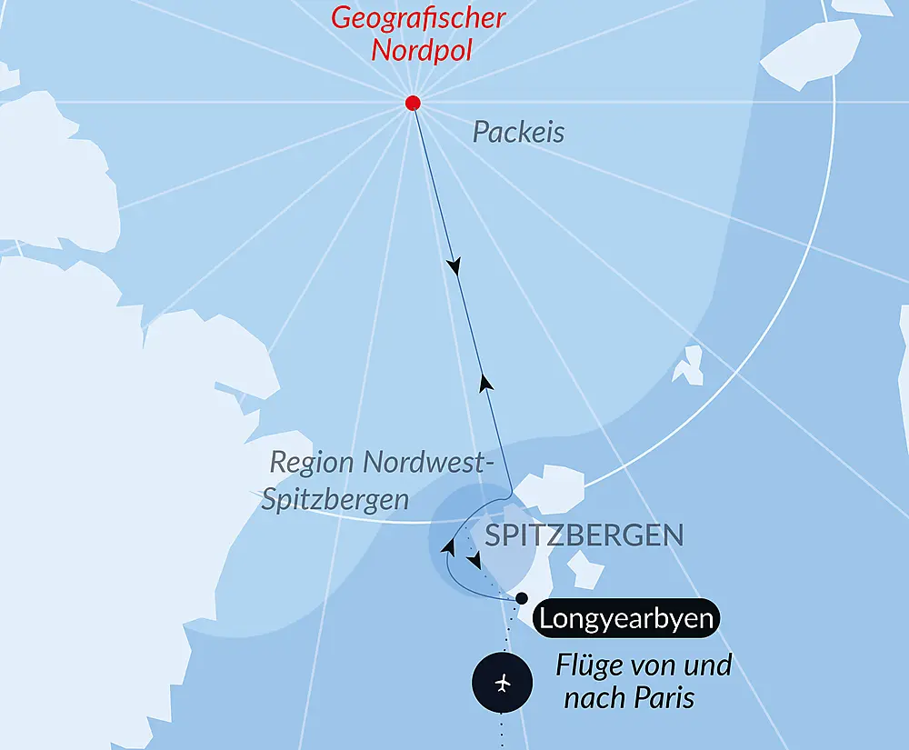 Der geografische Nordpol