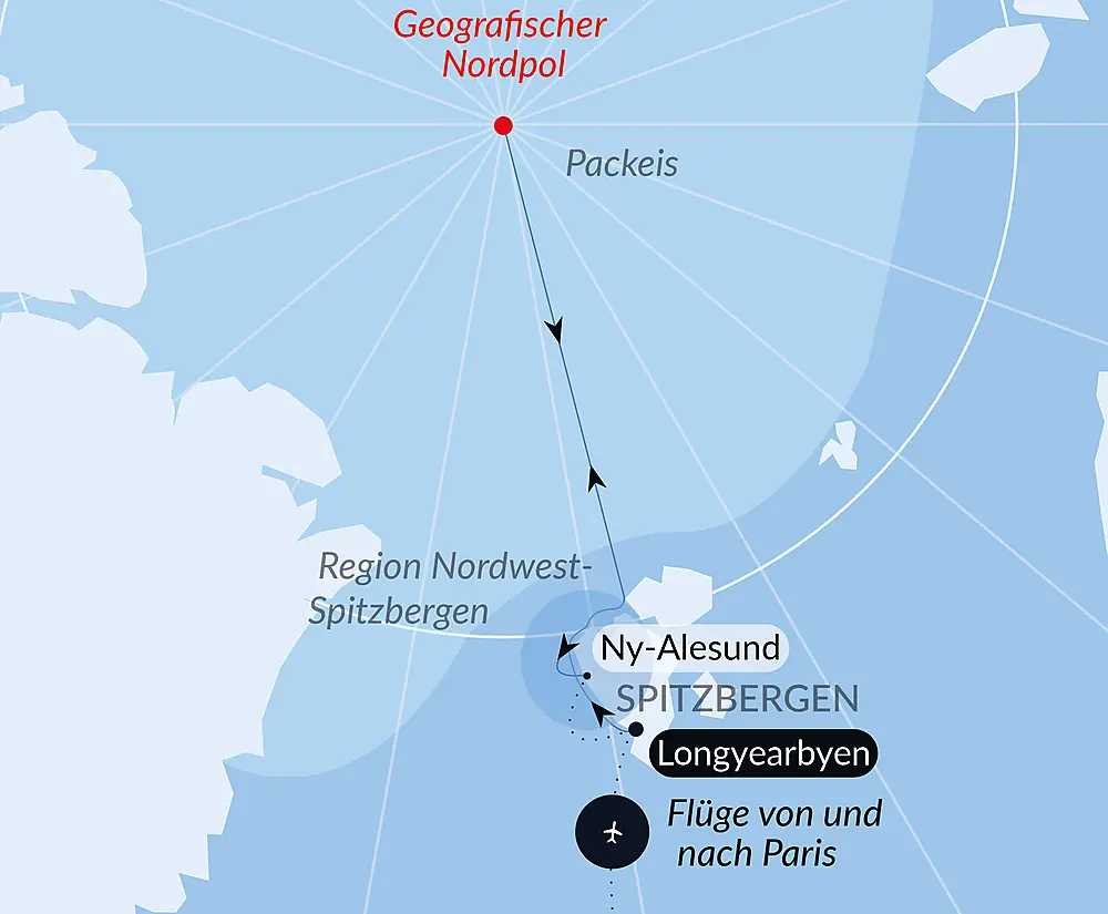Der geografische Nordpol